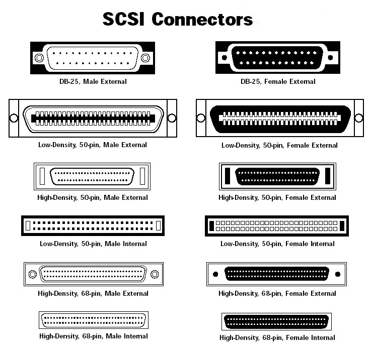 SCSI-Connectors